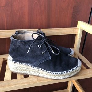 RAG & BONE GENEVA SUEDE PLATFORM ESPADRILLES